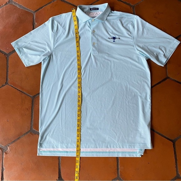 Turtleson polo Mens large Printed Embroidered golf performance Shirt Athleisure - Picture 5 of 7